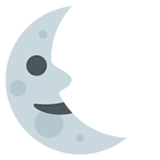 🌜 Emoji Mondsichel mit Gesicht rechts Twitter Twemoji 11.0.