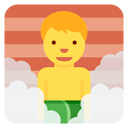 🧖‍♂️ Emoji Homem Na Sauna na Twitter Twemoji 11.0.