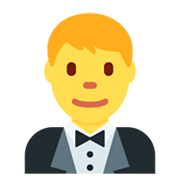 Emoji 🤵 Persona In Smoking su Twitter Twemoji 11.0.