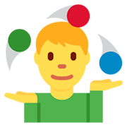 Emoji 🤹‍♂️ Giocoliere Uomo su Twitter Twemoji 11.0.