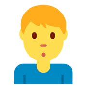 🙎‍♂️ Emoji Homem Fazendo Bico na Twitter Twemoji 11.0.