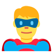 Emoji 🦸‍♂️ Supereroe Uomo su Twitter Twemoji 11.0.