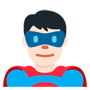 Emoji 🦸🏻‍♂️ Supereroe Uomo: Carnagione Chiara su Twitter Twemoji 11.0.