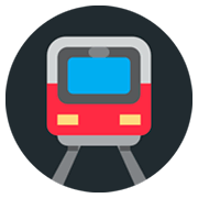 Emoji 🚇 Metropolitana su Twitter Twemoji 11.0.
