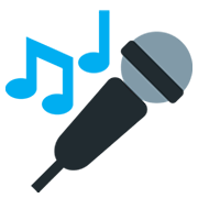 Emoji 🎤 Microfono su Twitter Twemoji 11.0.