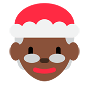 Émoji 🤶🏿 Mère Noël : Peau Foncée sur Twitter Twemoji 11.0.