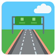 Emoji 🛣️ Autostrada su Twitter Twemoji 11.0.