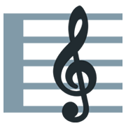 🎼 Emoji Partitura Musical na Twitter Twemoji 11.0.