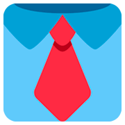 Emoji 👔 Cravatta su Twitter Twemoji 11.0.