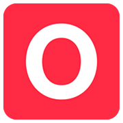 🅾️ Emoji Großbuchstabe O in rotem Quadrat Twitter Twemoji 11.0.
