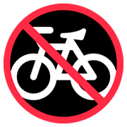 Emoji 🚳 Segnale Di Divieto Di Transito Delle Biciclette su Twitter Twemoji 11.0.