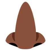 👃🏿 Emoji Nase: dunkle Hautfarbe Twitter Twemoji 11.0.