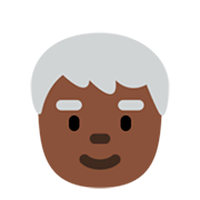 Emoji 🧓🏿 Adulto Anziano: Carnagione Scura su Twitter Twemoji 11.0.