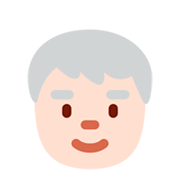 Emoji 🧓🏻 Adulto Anziano: Carnagione Chiara su Twitter Twemoji 11.0.