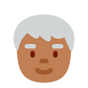 Emoji 🧓🏾 Adulto Anziano: Carnagione Abbastanza Scura su Twitter Twemoji 11.0.