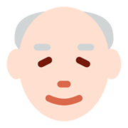 Emoji 👴🏻 Uomo Anziano: Carnagione Chiara su Twitter Twemoji 11.0.