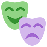 🎭 Emoji Máscaras De Teatro en Twitter Twemoji 11.0.