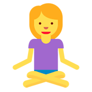 🧘 Emoji Pessoa Na Posição De Lótus na Twitter Twemoji 11.0.