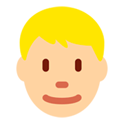 👱🏼 Emoji Person: mittelhelle Hautfarbe, blondes Haar Twitter Twemoji 11.0.