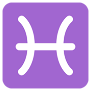Emoji ♓ Segno Zodiacale Dei Pesci su Twitter Twemoji 11.0.