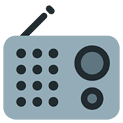 Emoji 📻 Radio su Twitter Twemoji 11.0.
