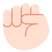 Emoji ✊🏻 Pugno: Carnagione Chiara su Twitter Twemoji 11.0.