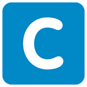 🇨 Emoji Indicador regional Símbolo Letra C en Twitter Twemoji 11.0.
