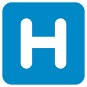 Emoji 🇭 Lettera simbolo indicatore regionale H su Twitter Twemoji 11.0.