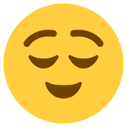 Emoji 😌 Faccina Sollevata su Twitter Twemoji 11.0.