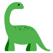 Emoji 🦕 Sauropode su Twitter Twemoji 11.0.