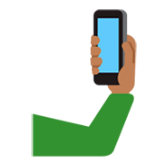 Emoji 🤳🏾 Selfie: Carnagione Abbastanza Scura su Twitter Twemoji 11.0.