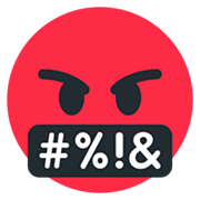 Emoji 🤬 Faccina Con Simboli Sulla Bocca su Twitter Twemoji 11.0.