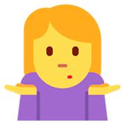 Emoji 🤷 Persona Che Scrolla Le Spalle su Twitter Twemoji 11.0.