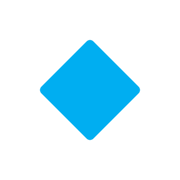 Emoji 🔹 Rombo Blu Piccolo su Twitter Twemoji 11.0.