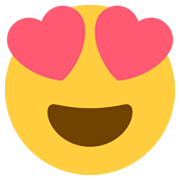 😍 Emoji Rosto Sorridente Com Olhos De Coração na Twitter Twemoji 11.0.