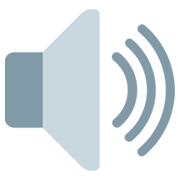 🔊 Emoji Lautsprecher mit hoher Lautstärke Twitter Twemoji 11.0.