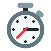 Emoji ⏱️ Cronometro su Twitter Twemoji 11.0.