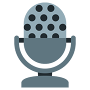 Emoji 🎙️ Microfono Radiofonico su Twitter Twemoji 11.0.