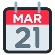 Emoji 📆 Calendario A Strappo su Twitter Twemoji 11.0.