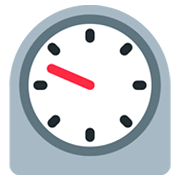 ⏲️ Emoji Relógio Temporizador na Twitter Twemoji 11.0.
