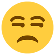 😒 Emoji Rosto Aborrecido na Twitter Twemoji 11.0.