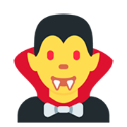 🧛 Emoji Vampiro en Twitter Twemoji 11.0.