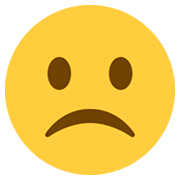 Emoji ☹️ Faccina Imbronciata su Twitter Twemoji 11.0.