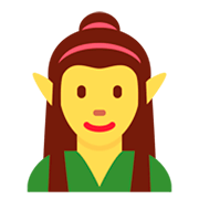 🧝‍♀️ Emoji Elfa en Twitter Twemoji 11.0.