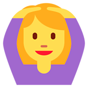 🙆‍♀️ Emoji Frau mit Händen auf dem Kopf Twitter Twemoji 11.0.