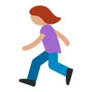 🏃🏽‍♀️ Emoji Mujer Corriendo: Tono De Piel Medio en Twitter Twemoji 11.0.