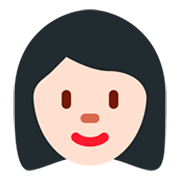 👩🏻 Emoji Frau: helle Hautfarbe Twitter Twemoji 11.0.