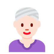 Emoji 👳🏻‍♀️ Donna Con Turbante: Carnagione Chiara su Twitter Twemoji 11.0.