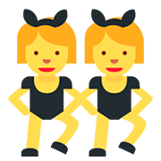 👯 Emoji Personas Con Orejas De Conejo en Twitter Twemoji 11.0.