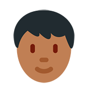 🧑🏾 Emoji Pessoa: Pele Morena Escura na Twitter Twemoji 11.1.